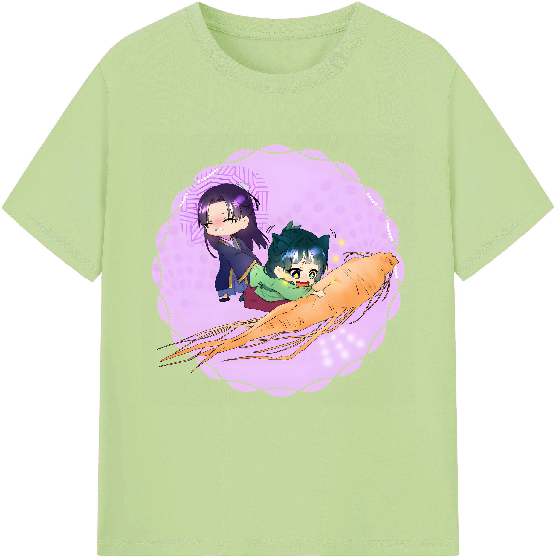 （画像用） 薬屋のひとりごと The Apothecary Diaries 綿100％半袖Tシャツ（フロントプリント）